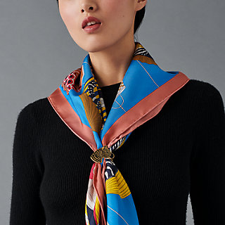 Zebre scarf 90 ring | Hermès Thailand